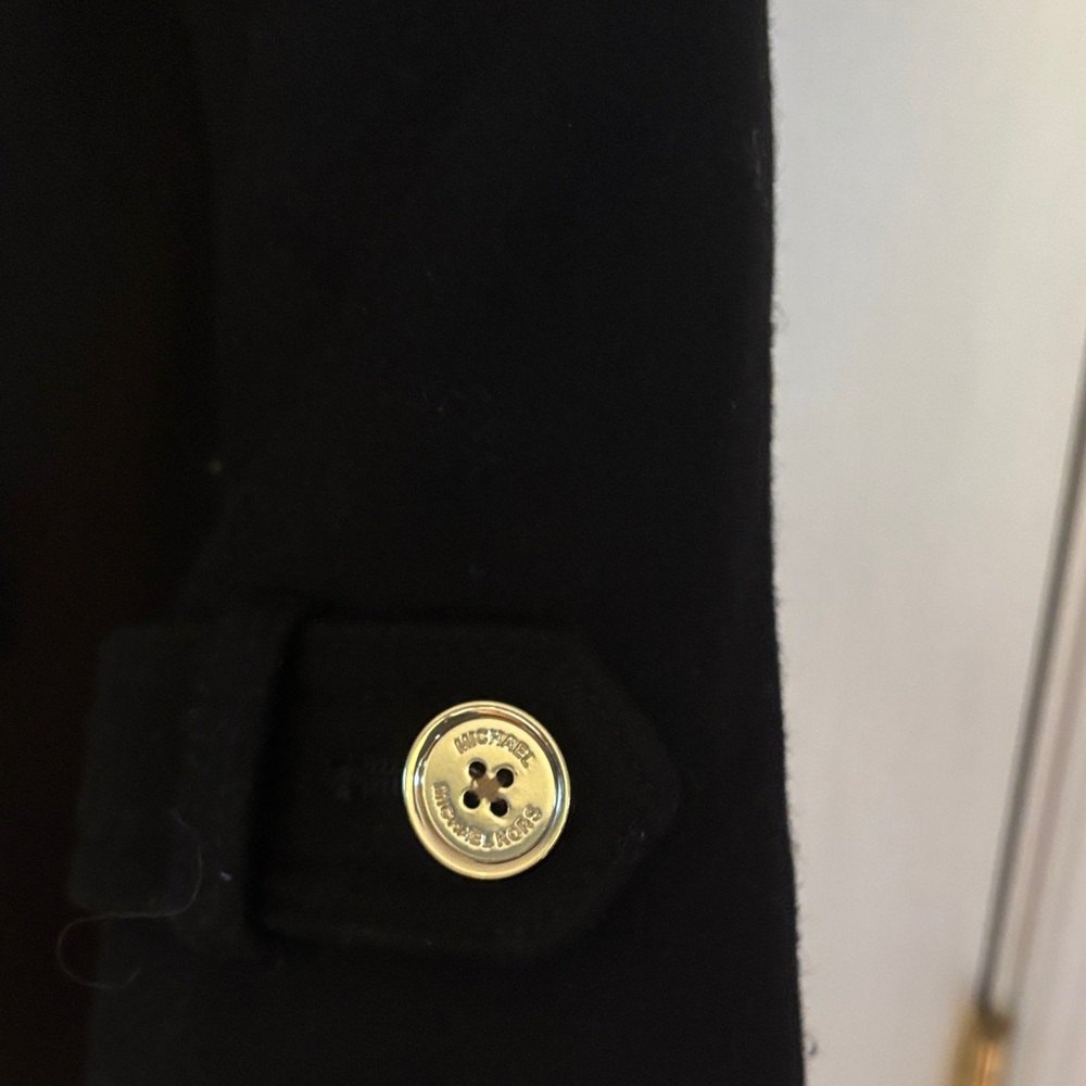 Michael Kors Black Trench Coat - Picture 8 of 14